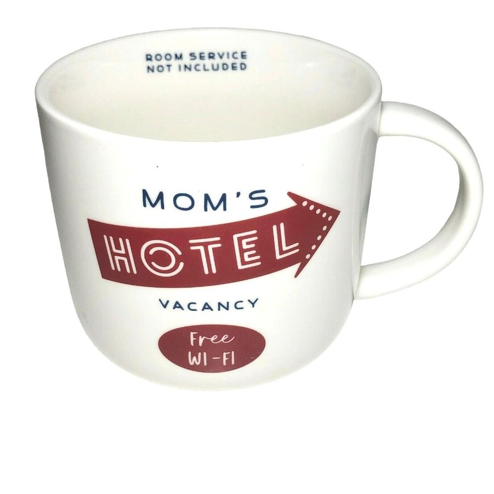 Threshold "Mom's Hotel Vacancy Free WiFi" Mug Novelty Coffee Cup